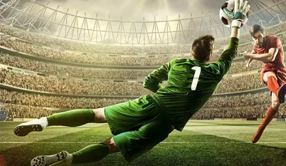Kartu pertandingan olahraga dengan susunan liga dan event