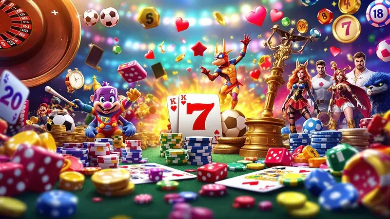 Kartu pilihan permainan slot untuk penelusuran melalui perangkat mobile