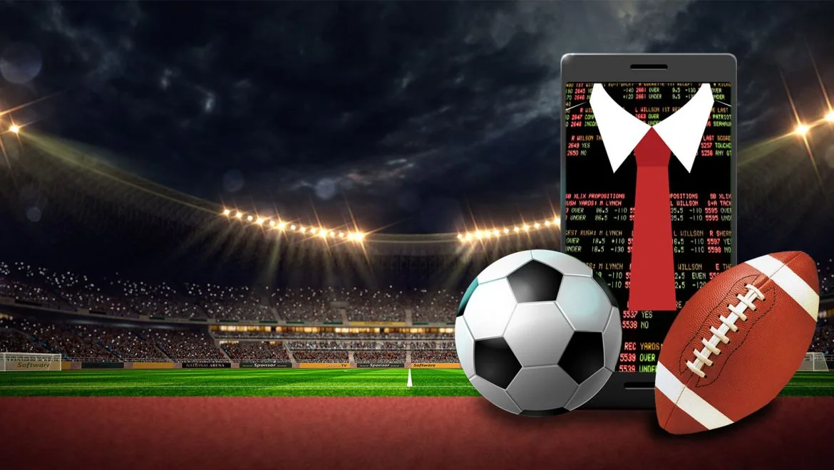 Tampilan event olahraga live pada perangkat mobile